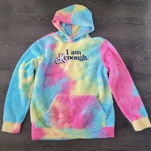 Barbie I am Kenough Colorful Tie-Dye Hoodie Size Medium